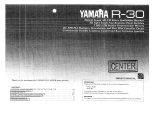 Yamaha R-30 El manual del propietario