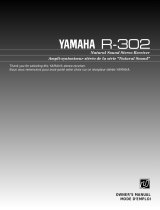 Yamaha R-302 Manual de usuario