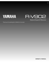 Yamaha R-V902 Manual de usuario