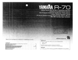 Yamaha R-70 El manual del propietario