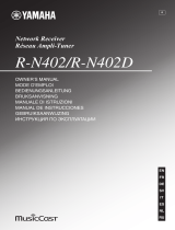 Yamaha R-N402 Black Manual de usuario