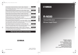 Yamaha R-N500 Silver Manual de usuario
