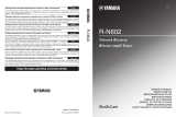 Yamaha R-N602 Black Manual de usuario