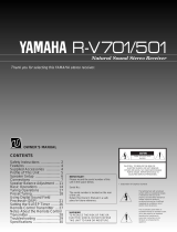 Yamaha R-V701 El manual del propietario