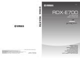 Yamaha RDX-E700 El manual del propietario