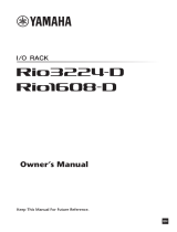 Yamaha Rio1608 El manual del propietario