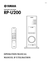 Tamaha RP-U200 Manual de usuario