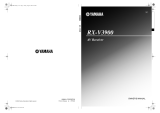 Yamaha RX V3900 - AV Network Receiver Manual de usuario