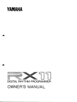 Yamaha RX11 El manual del propietario
