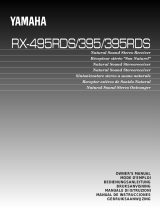 Yamaha RX-395RDS Manual de usuario