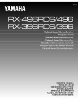 Yamaha RX-496RDS Manual de usuario