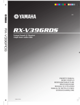 Yamaha RX-V396RDS Manual de usuario