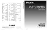 Yamaha RX-495RDS Manual de usuario