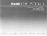 Yamaha RX-500 Manual de usuario