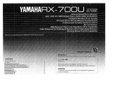 Yamaha RX-700U El manual del propietario