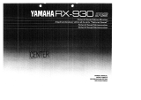Yamaha RX-930 El manual del propietario