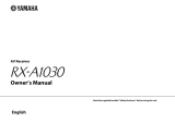 Yamaha RX-A1030BL Manual de usuario