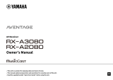 Yamaha RX-A3080 El manual del propietario