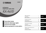 Yamaha RX-A770BL Guía de inicio rápido