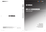 Yamaha RX-V1000RDS Manual de usuario