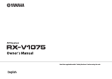 Yamaha RX-V1075 El manual del propietario