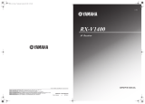 Yamaha RX-V1400 Manual de usuario