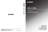 Yamaha RX-V1500 El manual del propietario