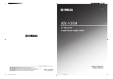 Yamaha RX-V350 Manual de usuario