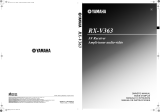 Yamaha RX-V363 El manual del propietario