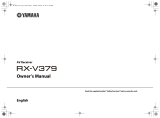 Yamaha RX-V379 El manual del propietario
