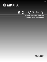 Yamaha RX-V395 El manual del propietario