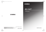 Yamaha RX-V457 El manual del propietario