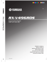 Yamaha RX-V496RDS Manual de usuario