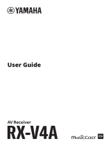 Yamaha RX-V4A Guía del usuario