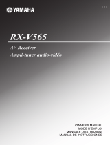 Yamaha RX-V565 El manual del propietario