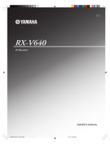 Yamaha RX-V640 El manual del propietario