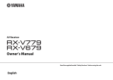 Yamaha Audio RX-V779 El manual del propietario
