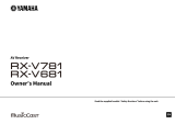 Yamaha RX-V781 El manual del propietario