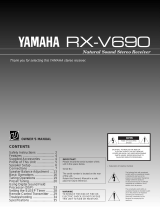 Yamaha RX-V690 Manual de usuario