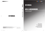 Yamaha RX-V800RDS Manual de usuario