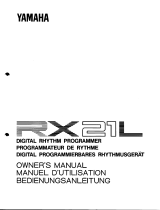 Yamaha RX-21L El manual del propietario