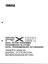 Yamaha RX21 El manual del propietario