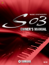 Yamaha S03 Manual de usuario