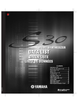 Yamaha S30 Ficha de datos