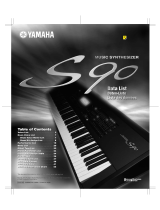 Yamaha S90 Ficha de datos