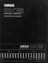 Yamaha SK-15 El manual del propietario
