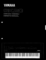 Yamaha SK20 El manual del propietario