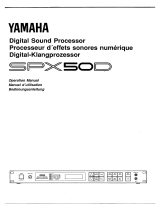 Yamaha SPX50D El manual del propietario