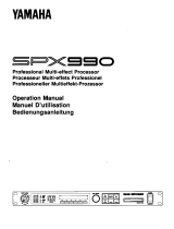 Yamaha SPX990 El manual del propietario