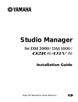Yamaha Studio Manager Guía de instalación
